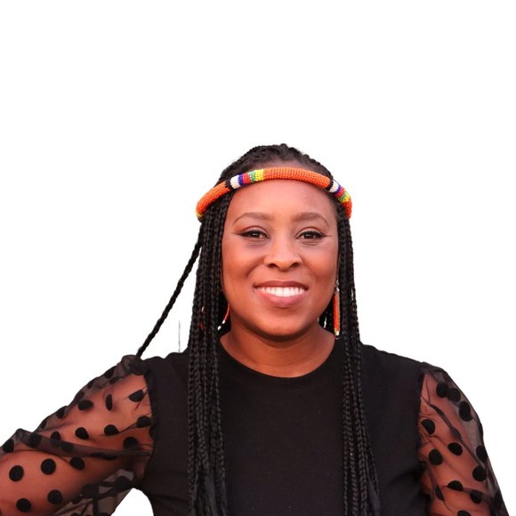 Mambokadzi Beaded Tube Necklace - Picture 5 of 9